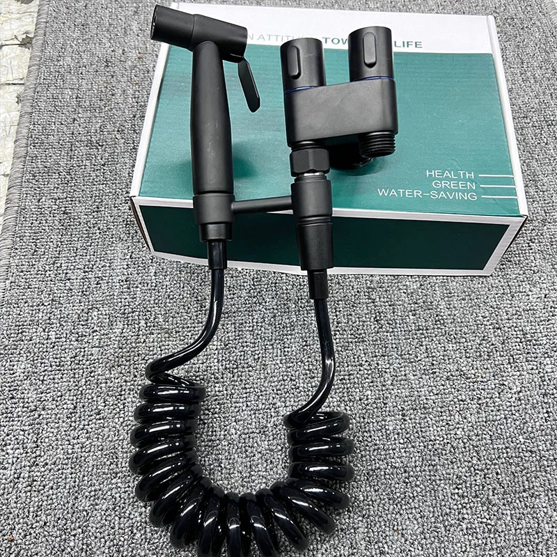 

Ручной распылитель для унитаза, биде, душа, распылитель из нержавеющей стали 304, G1/2, угловой клапан с одним и двумя кранами