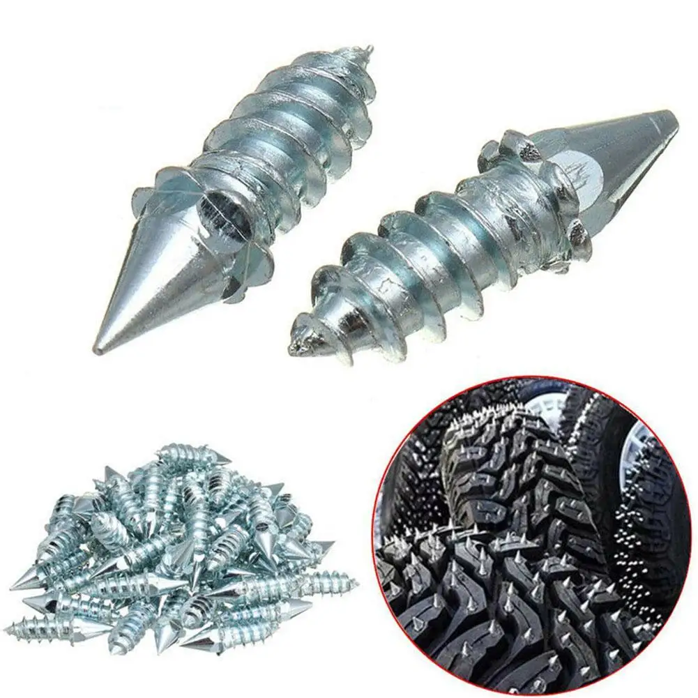 Tire Spikes Anti-Slip Screws Nails Auto Motorcycle Shoes Truck Spikes Anti-ice Cleats Tyre Car Acc Off-road Sole Bike