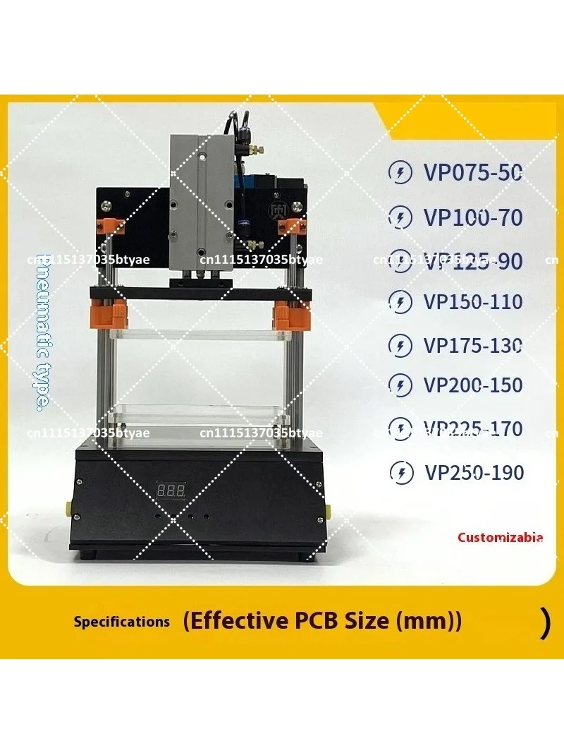 Pneumatic PCB Jig Universal Test Frame Time-Delay PCBA Tester Fixture Stroke 60MM ICT Circuit Board Test Frame