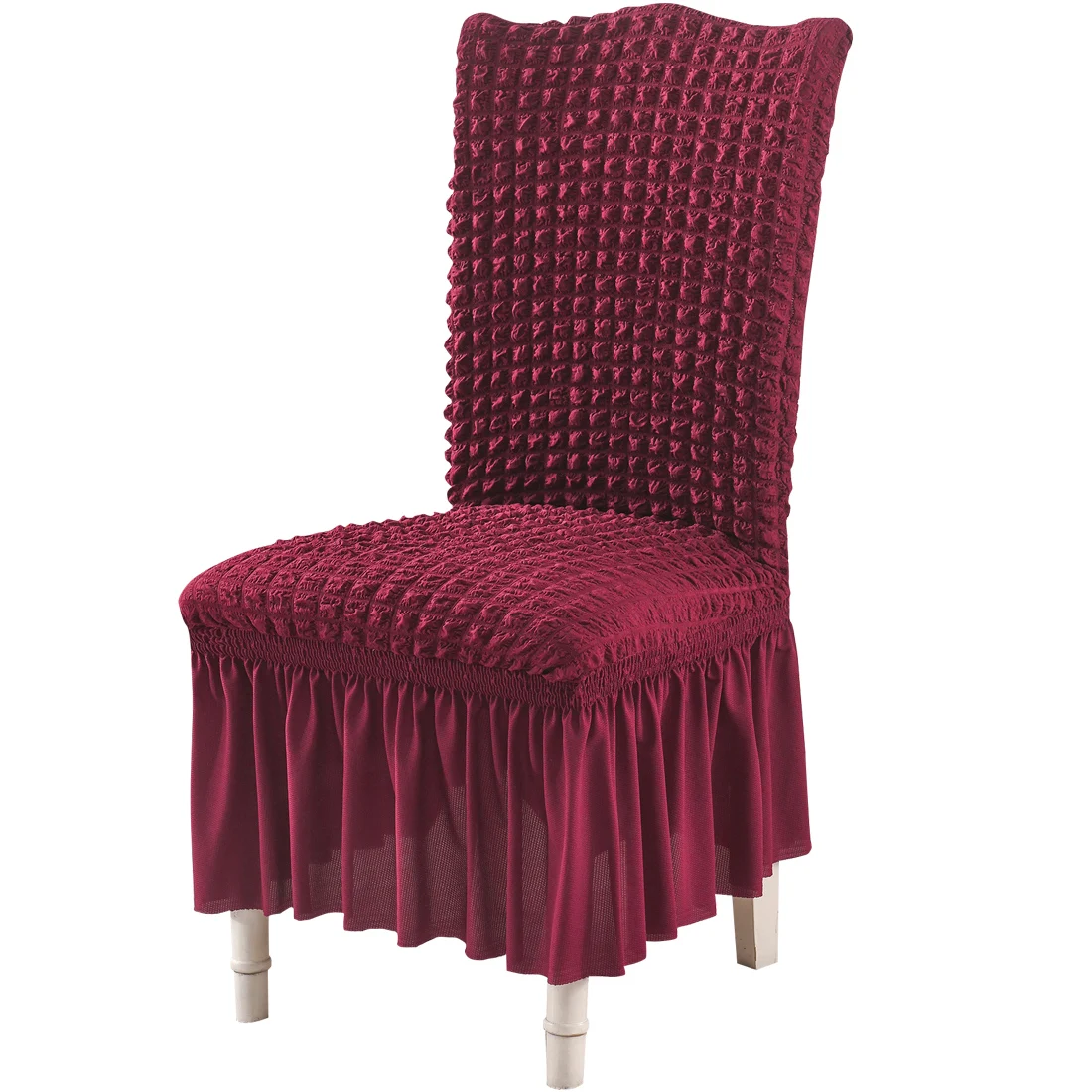 

All-inclusive Lace Skirt Cover for Dining Chair, Elastic, Light, Luxury, Universal, Household, Elastic, 1 Pc