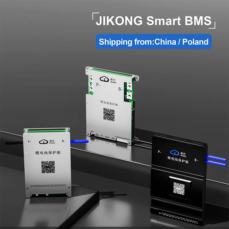 

JIKONG Smart BMS BT RS485 CAN 8S 12S 13S 14S 16S 17S 20S 24S Lifepo4 Li-Ion Lto Battery 60A 80A 100A 150A 200A JKBMS