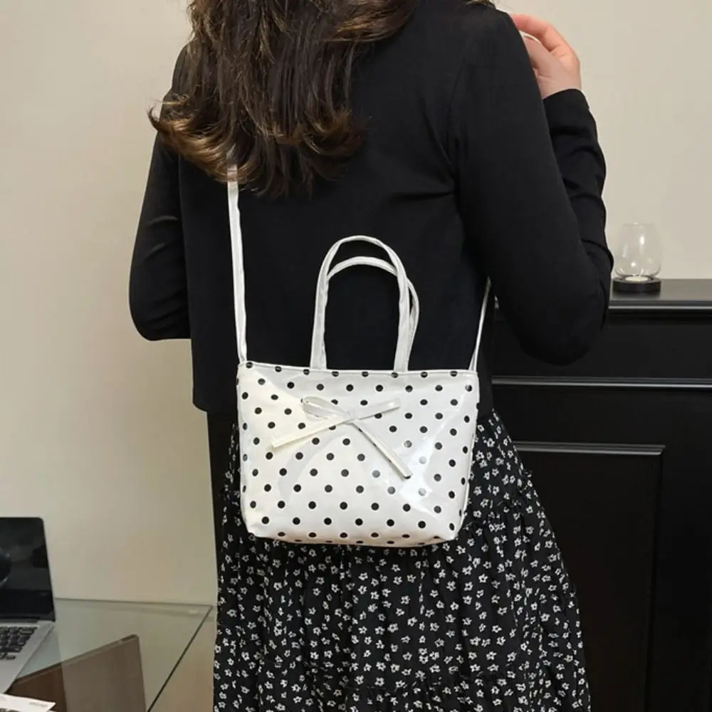 

Портативная решетчатая вишневая сумка в горошек с бантом для отдыха, кружевная клетчатая сумка для поездок на работу, милая милая сумка через плечо для путешествий