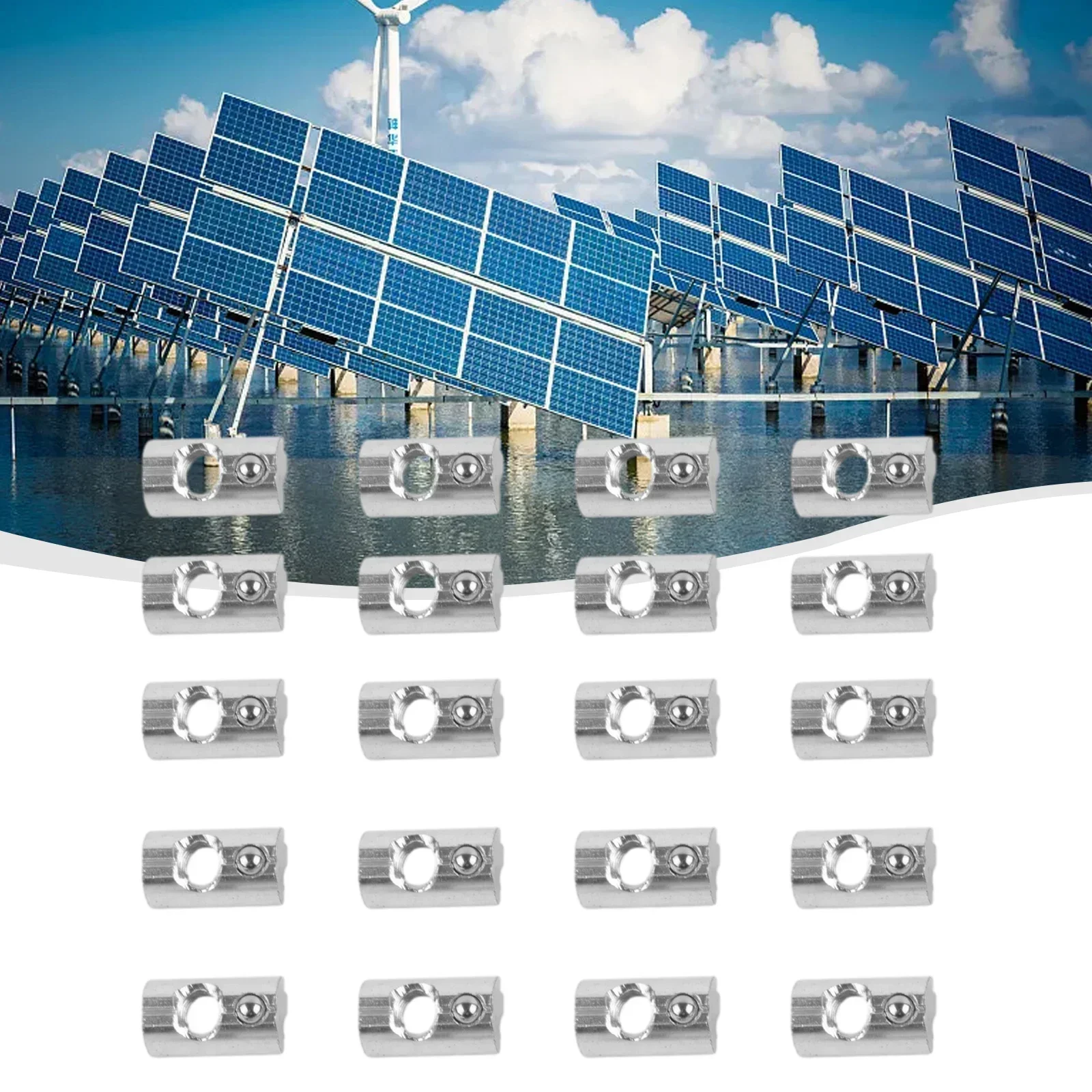 Efficiently Designed Aluminum Sliding Block with a Reliable Stainless Steel Spring Ball Fits M8 Threads A13x22mm Specifications