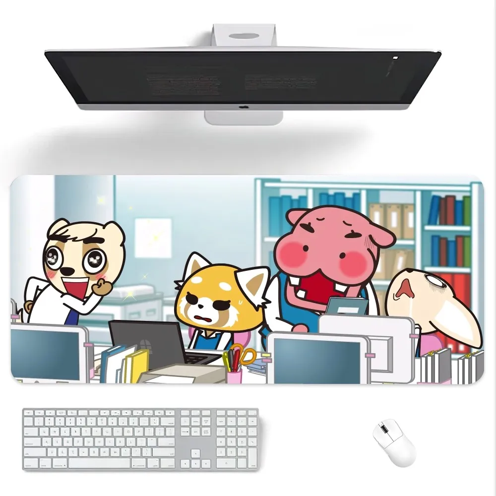 MINISO Saniro Aggretsuko Mouse Pad Computer Laptop Gaming Office Wrist Guard Non Slip Keyboard Pad