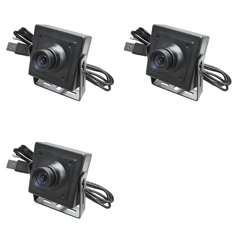 3X USB Camera Module 720P 30 Frames Industrial Camera Face Recognition Image Acquisition Driver-Free For Android Linux-Y41A