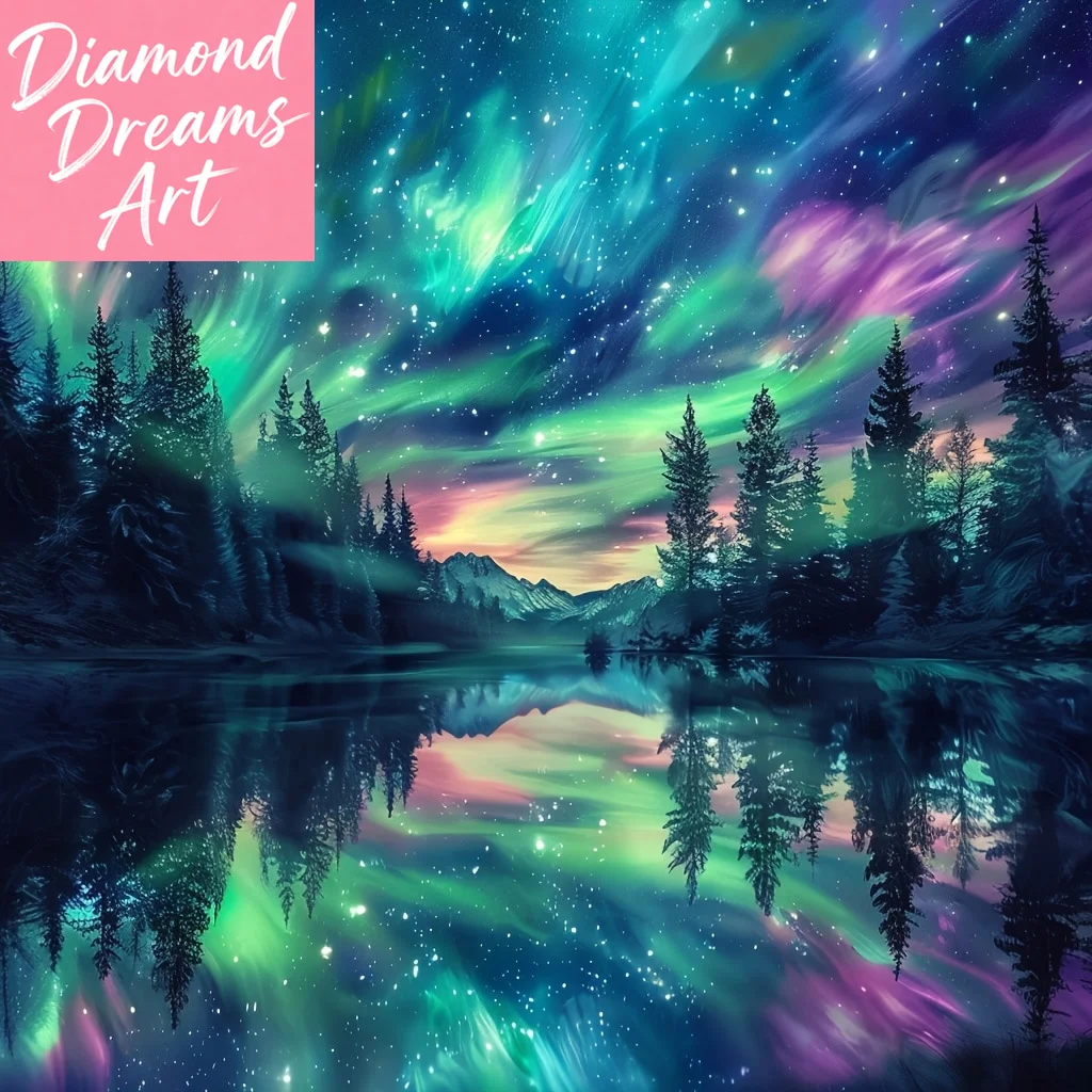 

Frameless, DIY Diamond Painting New 2024 Fantasy Aurora 5D Full Square Round Mosaic Landscape Creative Hobbies Wall Decor