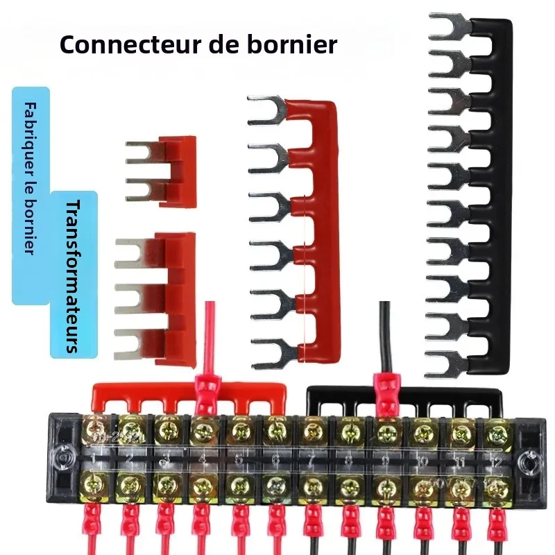 Bande de connexion de terminaison TA/TB/TD/TBC/TBD/TBR/JF5, clip à joint court, pièce de couplage CJX2 - Composant électronique pour connexion de circuit