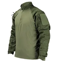 Tactical Shirts Combat Shirt Men Clothing Long Sleeve T-Shirts Breathable Airsoft T-shirt Camo Quick-dry Paintball T-Shirt Tops