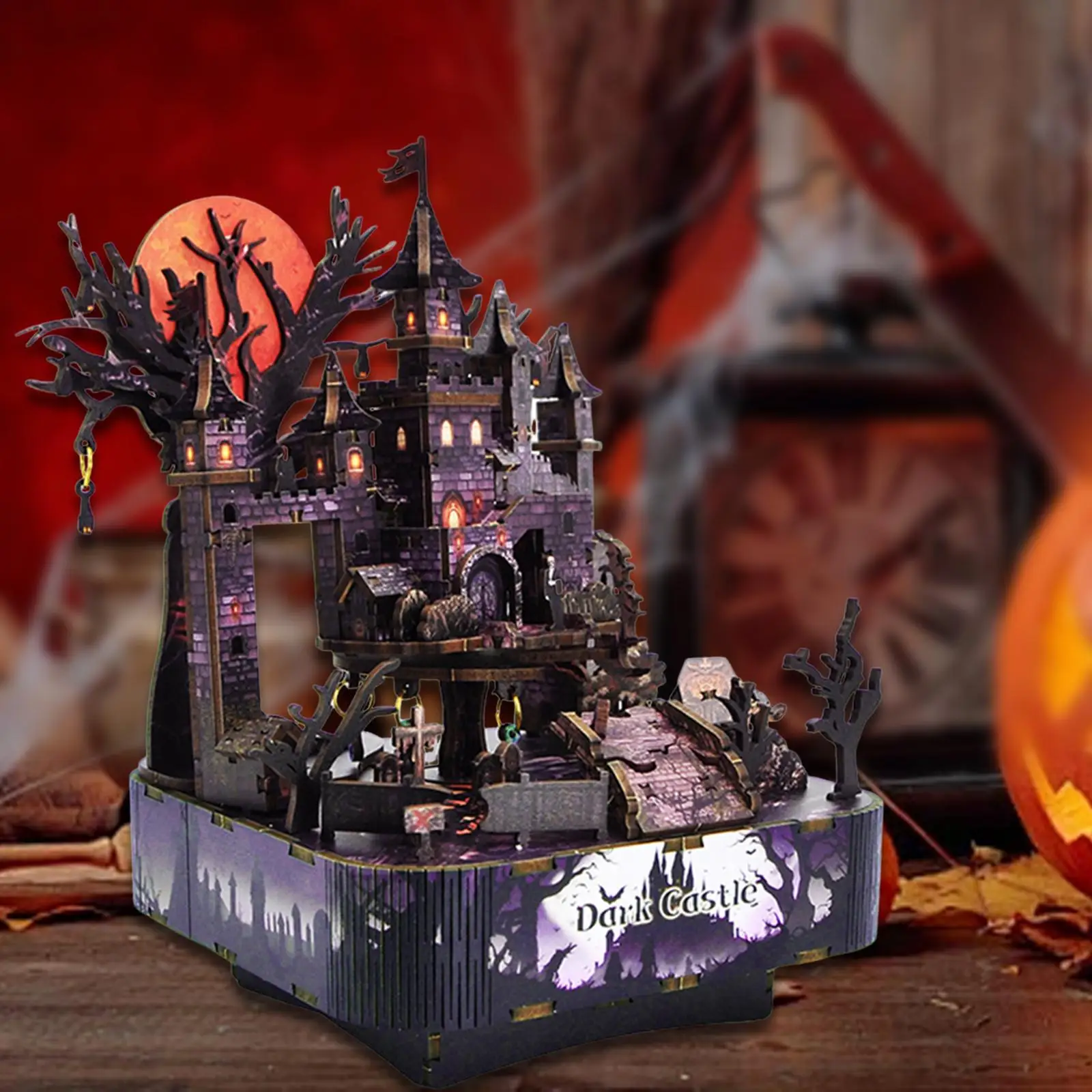 

Деревянная музыкальная шкатулка-головоломка Деревянная шкатулка-головоломка ручной работы для украшения помещения