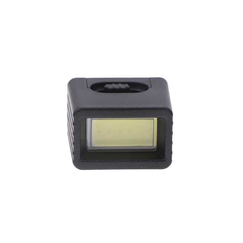 1pc Mini 9V Battery Flashlight 2 Modes COB LED EDC Key Light 6F22 Battery Outdoor Lighting Work Light Excluding Battery