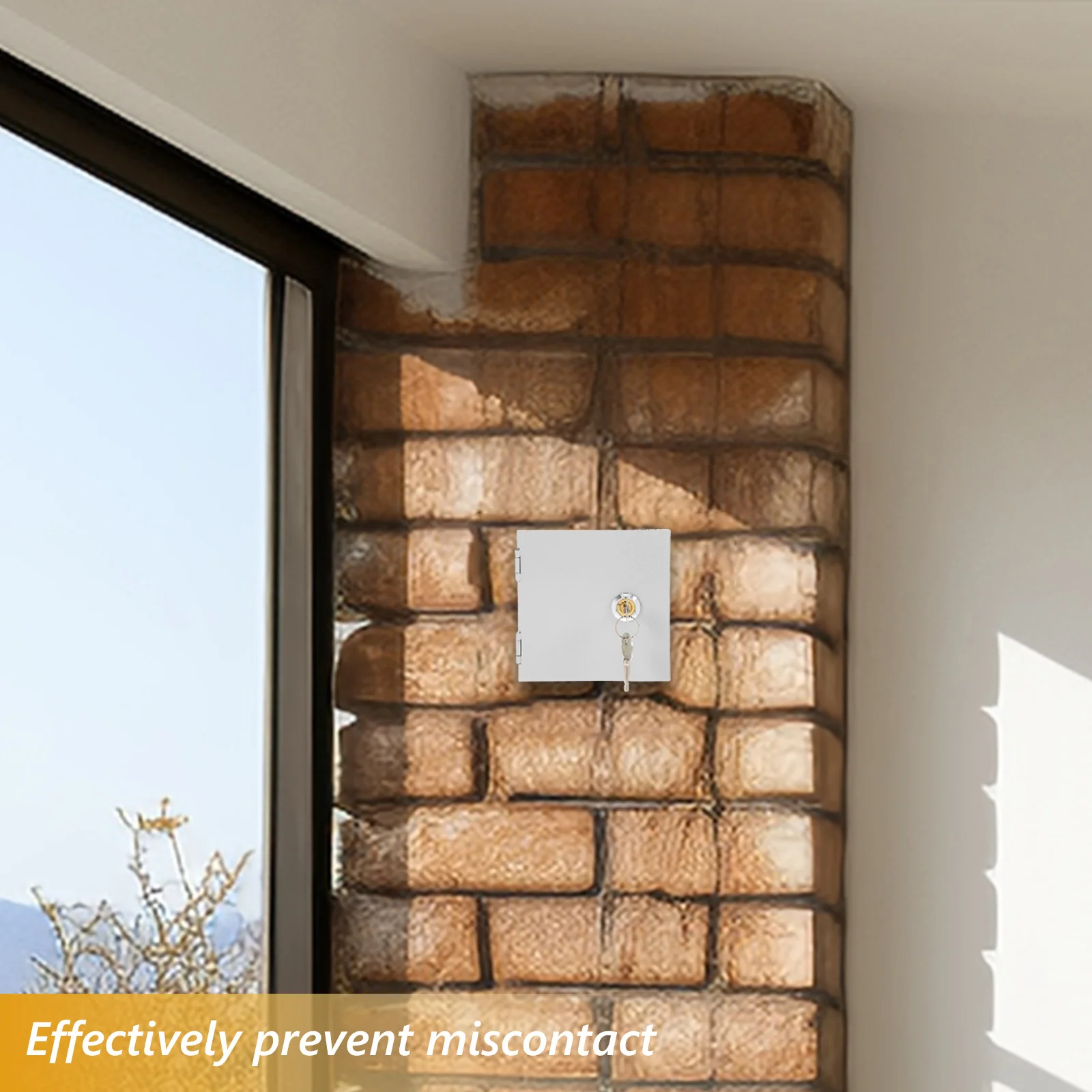 

Stainless Steel Socket Cover Box Waterproof Outdoor Electrical Enclosure Anti-Theft Lockable Case For Ev Charging Station