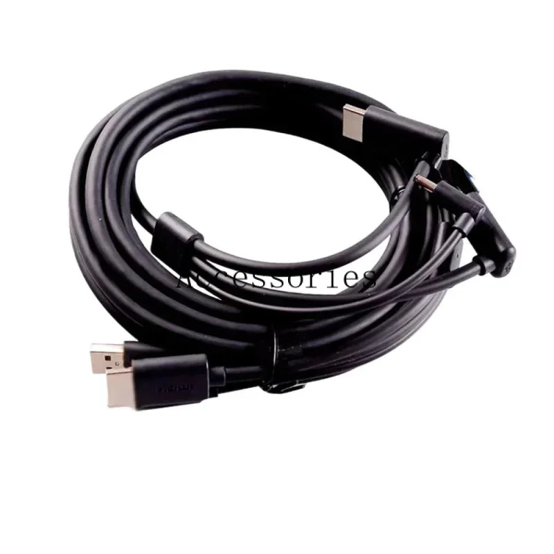 For HTC Vive 3-in-1 Accessories Replacement Cable HDMI 5M, USB, Power VR games