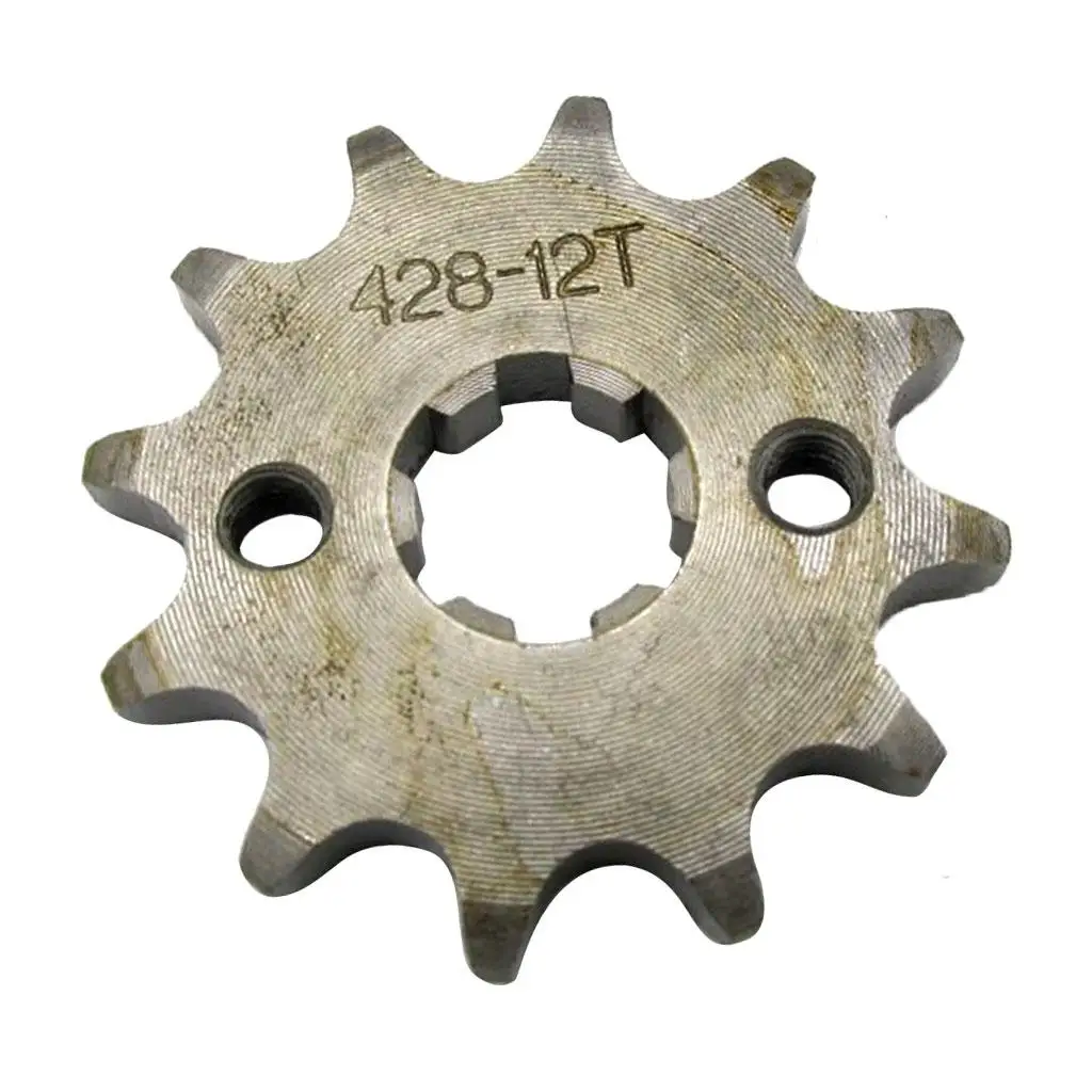 

12T Teeth 17mm Front Sprocket Cog 428 Chain for Trail Dirt Bike Thumpstar