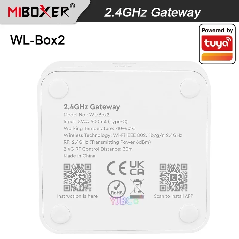 Miboxer WL-Box2 2.4GHz Gateway Wifi controller DC5V compatible with IOS/Andriod system Wireless APP Control for led strip light