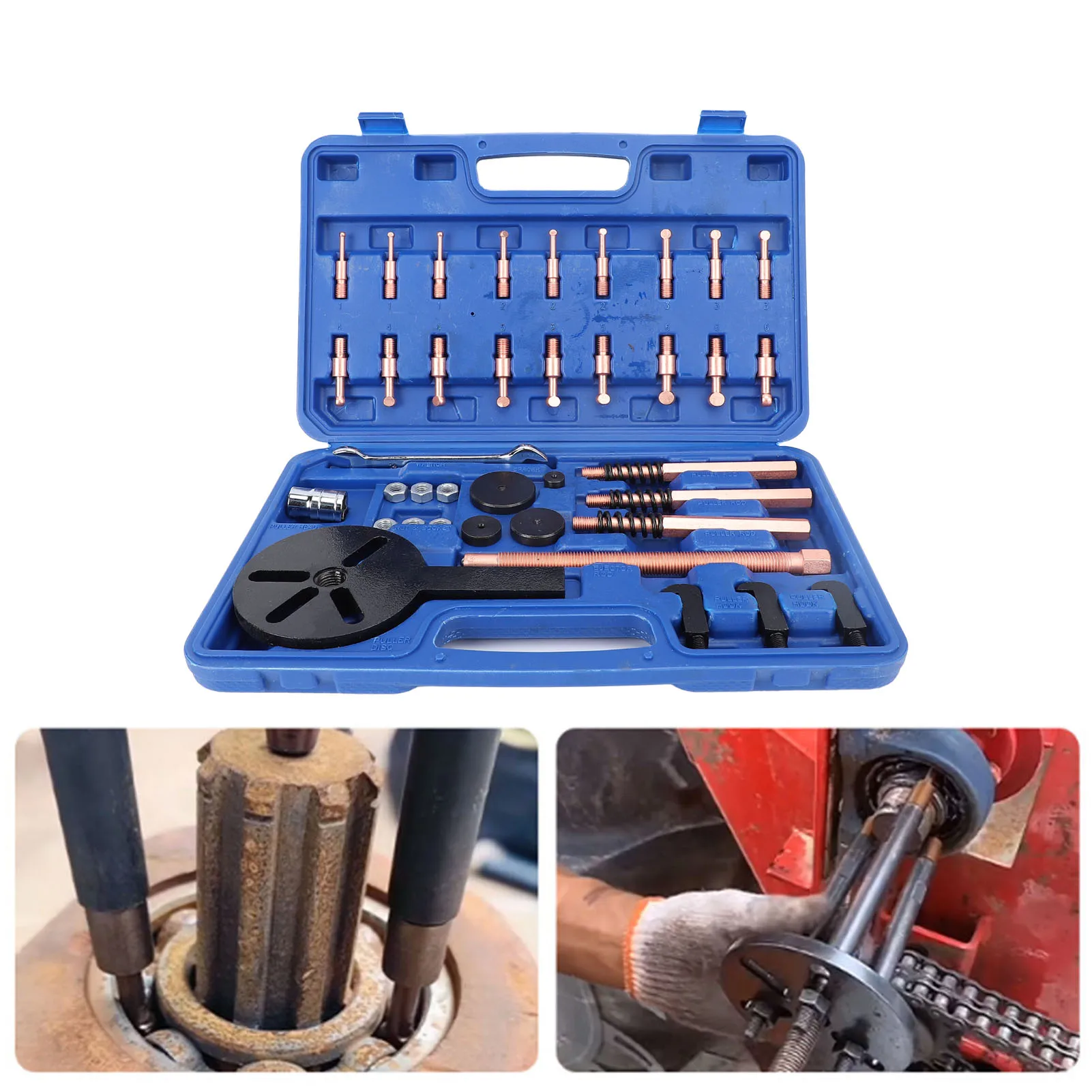 

Inner Bearing Puller Set High Toughness Easy Disassembly Appropriate Slots Convenient Bearing Removal Tool for 6005 6007 6009
