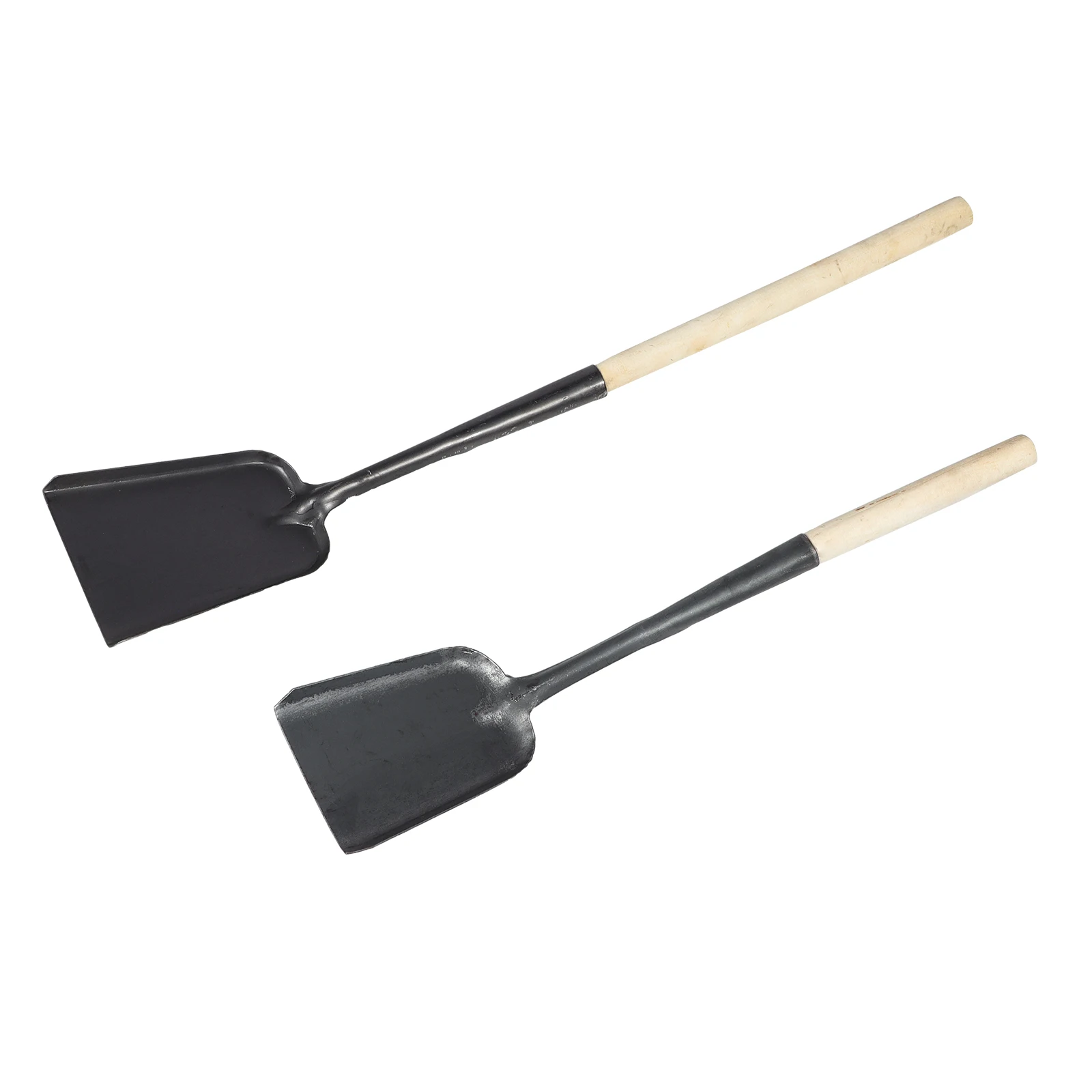 

2 Pcs Hand Shovel Cleaning Coal Ash Fireplace Tool Wooden Charcoal Multifunction