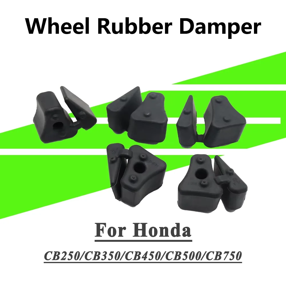 Conjunto de Amortecedores Traseiros para Motocicleta Honda CB250, CB350, CB450, CB500, CB750, Preto