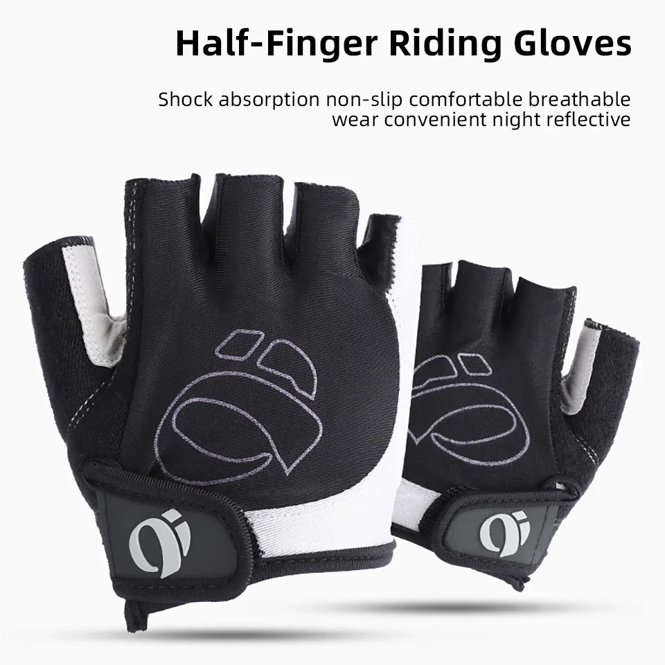 New Bicycle gloves half finger sports gloves Anti slip shock-absorbing gymnastics training bicycle