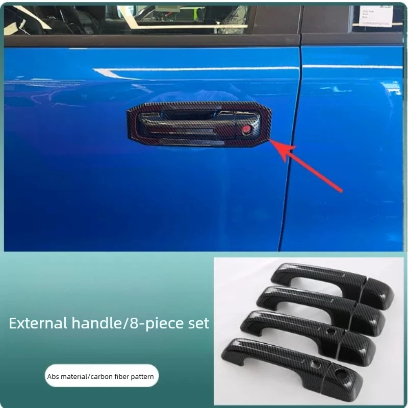 Car Door Bowl Handle External Decorative Supplies Door Handle Retrofit Door Bowl Accessories Supplies For Ram 1500 TRX 2022-2024