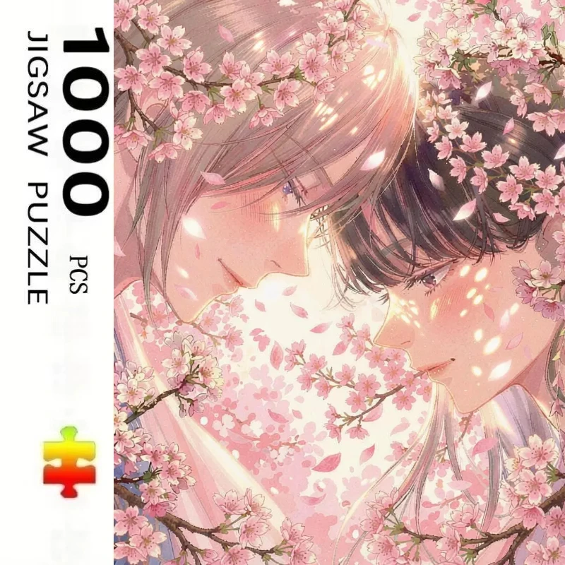 500/1000/1200 PCS Puzzle for Anime My Happy Marriage Jigsaw Puzzles for Challenging Family Activity Games Party Birthday Gift