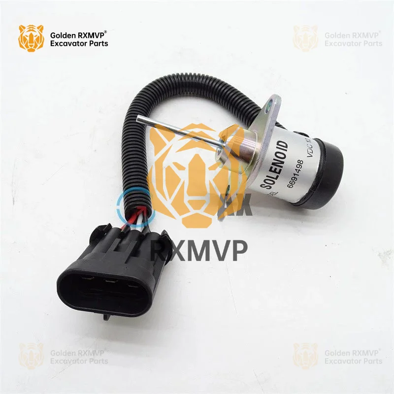 For For Skid Steer Loader S130 S150 6691498 Fuel Solenoid Valve Excavator