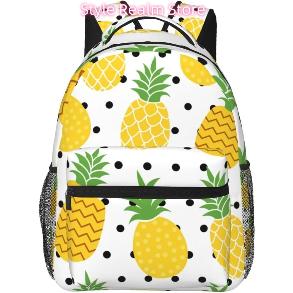 

Легкий рюкзак для ноутбука с вкусным ананасом, легкий многоцелевой дорожный повседневный рюкзак унисекс, студенческие рюкзаки для мужчин