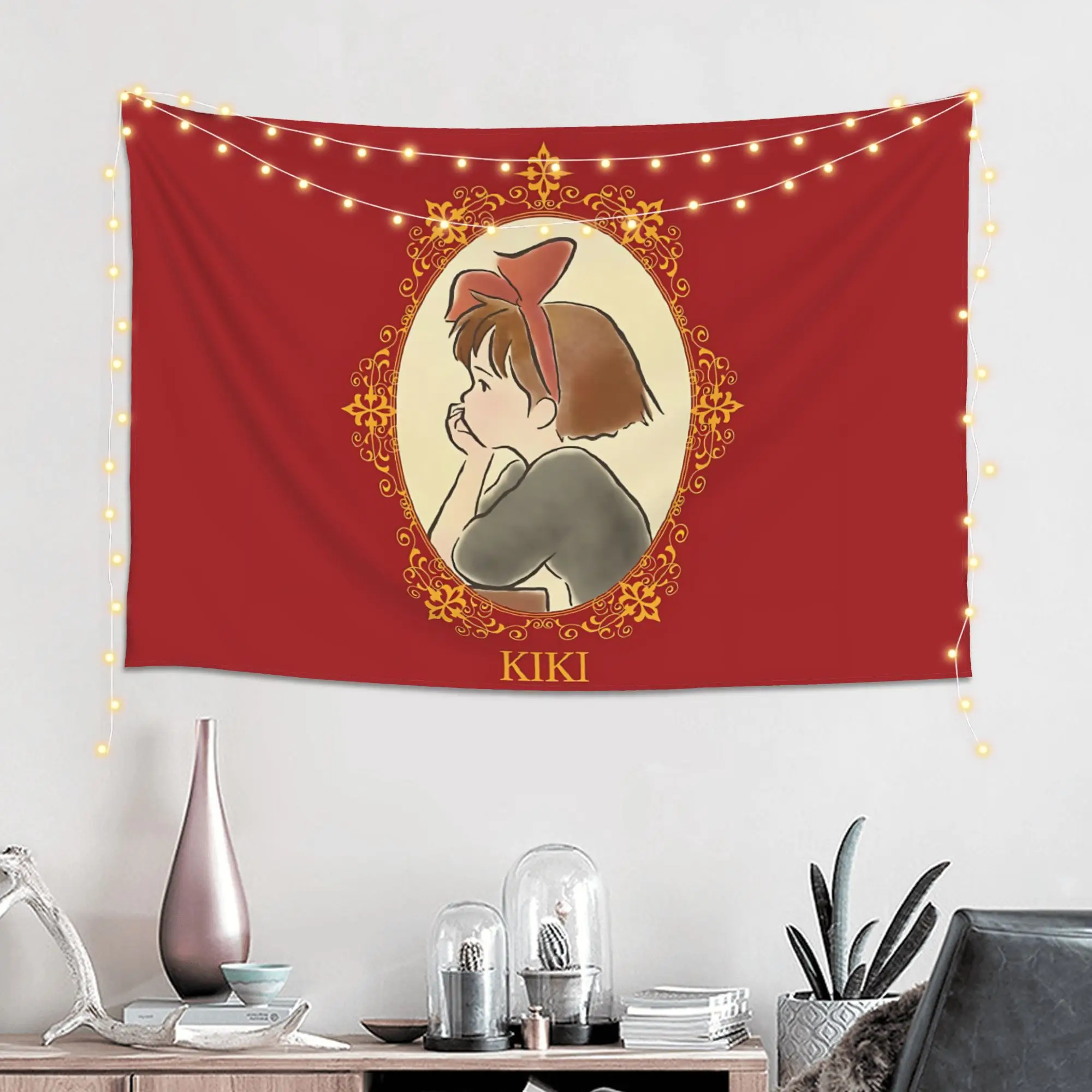 Anime Kikis Delivery Services Cutecore Tapestry Room decoration  Home Decoration Tapestry Decor Accessories Cute Room Decor
