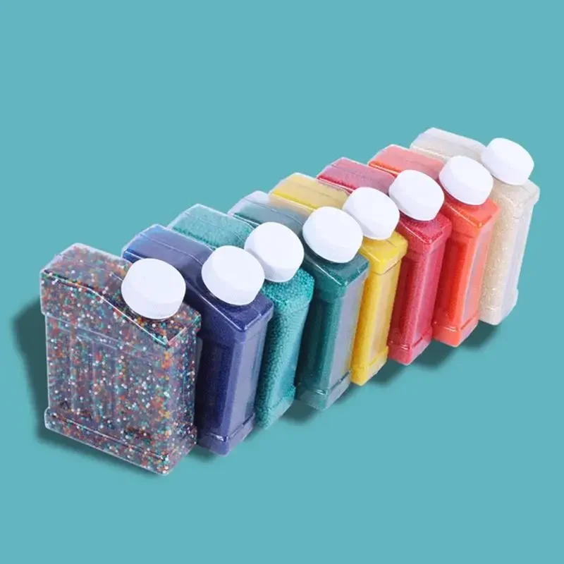 9Y1 Doos Soorten Kleur Kristal Modder Kristal Aarde Spons Kristal Kralen Gekleurd Aardewerk Bubble Kralen Grondloze Teelt