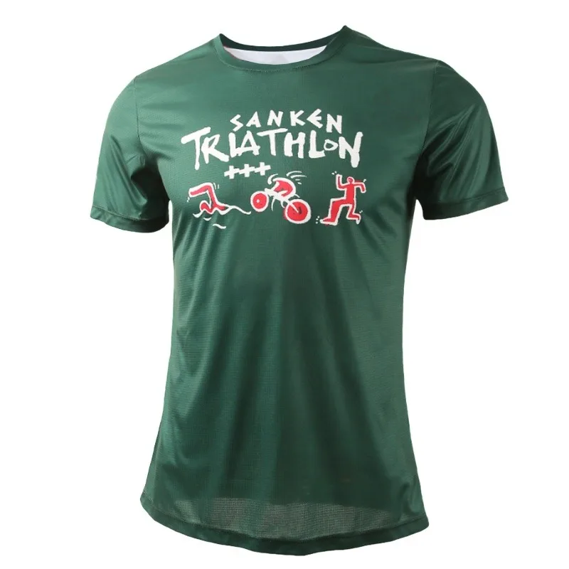 Мотоциклетная футболка с 3D принтом для мужчин и женщин, быстросохнущая, дышащая, для верховой езды