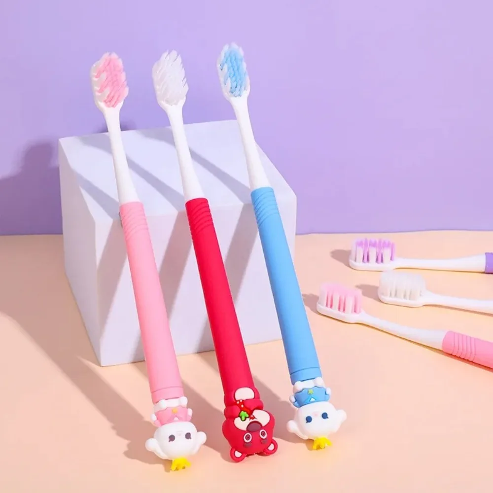 لطيف PET الكرتون فرشاة الأسنان سيليكون دليل كابيبارا فرشاة الأسنان لينة أنيمي فرشاة الأسنان