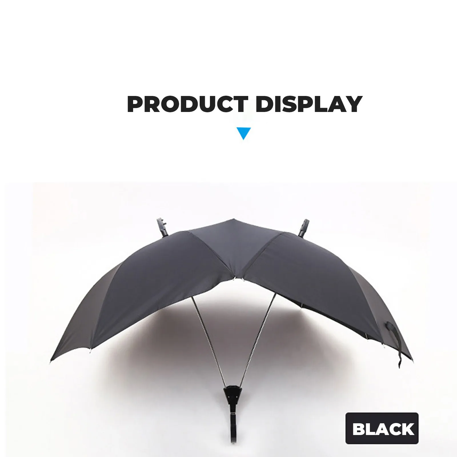 Convenient Umbrella Manual Closing Double Umbrella Large Area Coverage Sun Protection Couple Umbrella Rain-Roof
