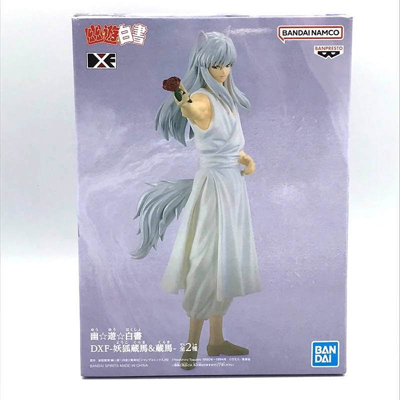 Genuine Bandai Banpresto Dxf Yuyu Hakusho Kurama And Youko Kurama Pvc Figure Model Anime Desktop Ornament Toy Festival Gifts