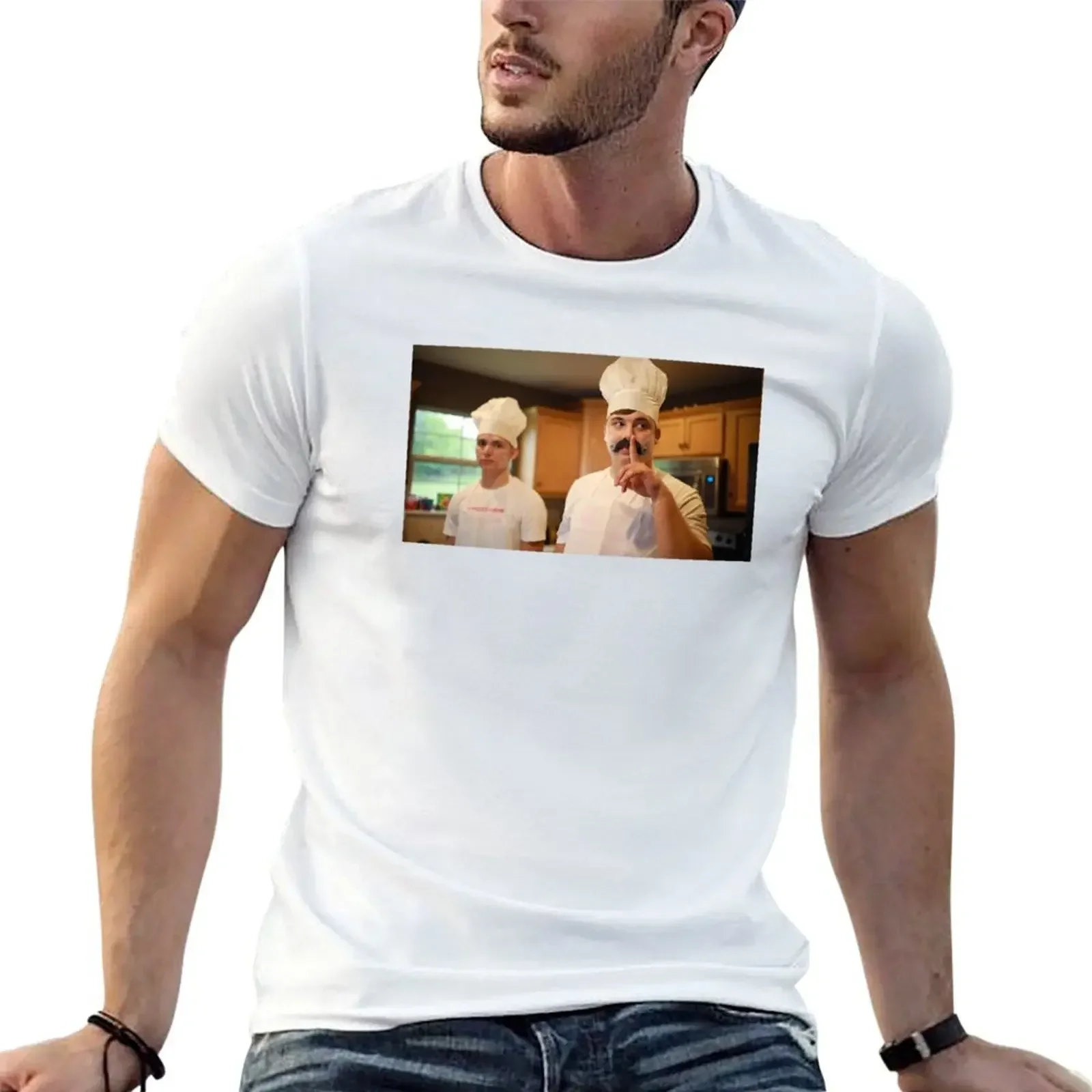 COOKING WITH JOHN CLAUDE thumbnail T-Shirt summer top man t shirt men t shirts