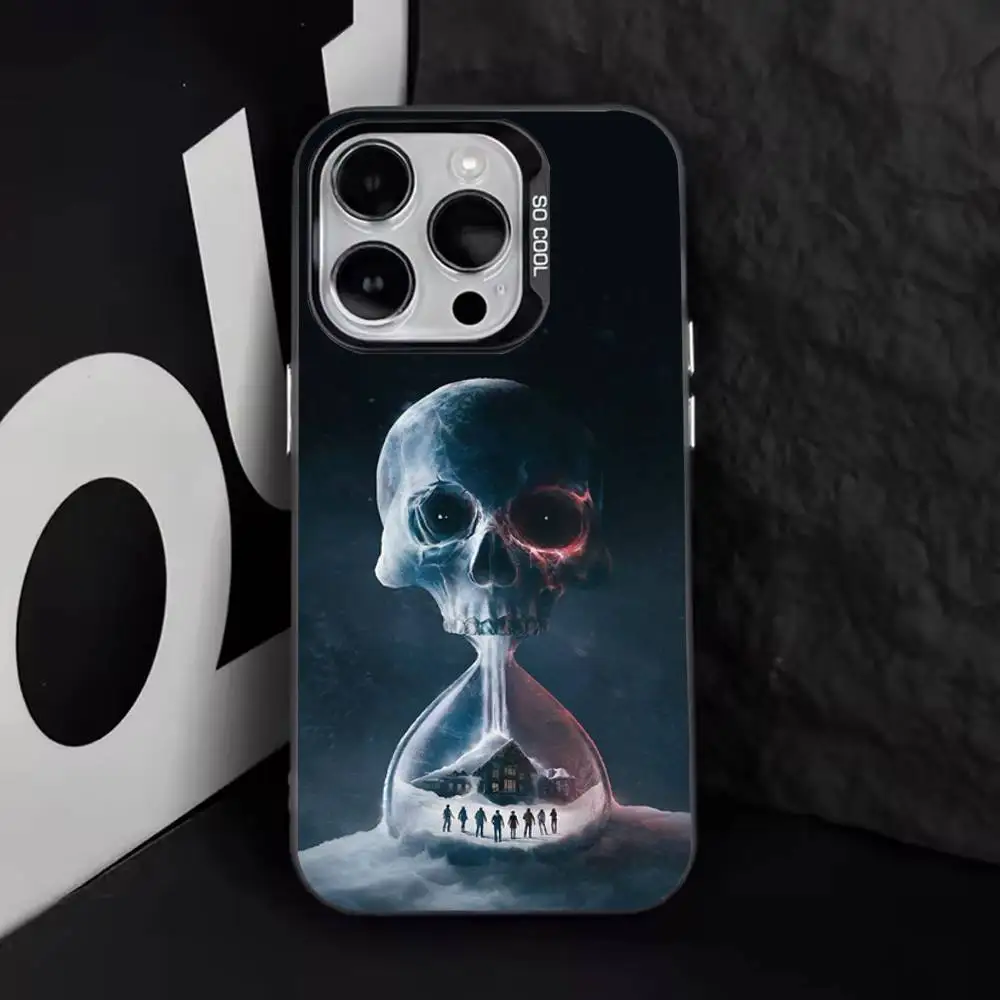 เคสโทรศัพท์ลายเกม Cool U-Until D-Dawn สำหรับ iPhone 17,16,15,14,13,12,11,Pro,Max,Plus,E,Air,Mini สีดำ วัสดุ TPU