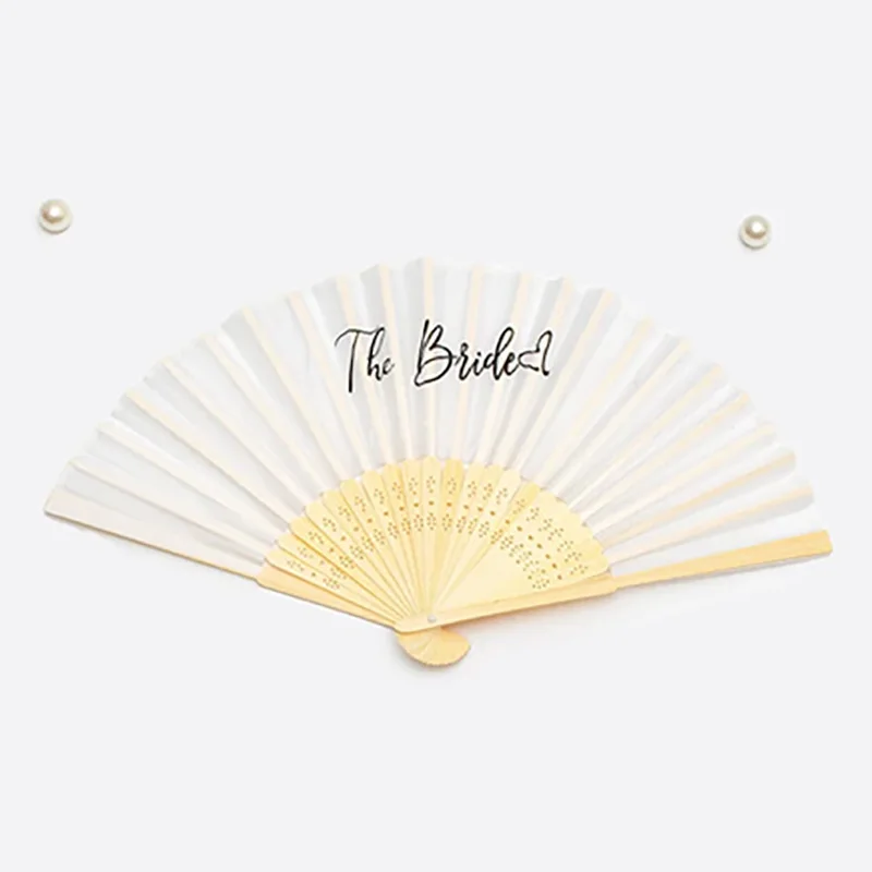 bride Bridesmaid Hand Fan summer beach pool wedding Bachelorette hen Party girls trip Bridal shower decoration Proposal gift