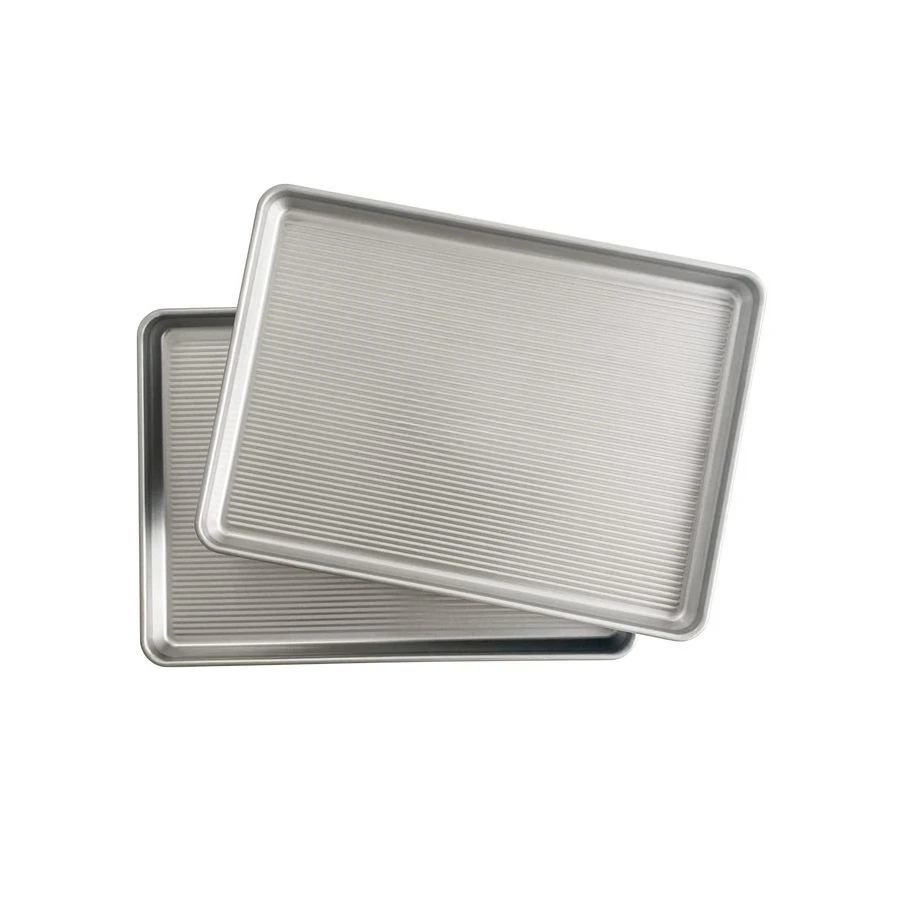 

Bakeware Half Sheet Pan, Set of 2 Baking Sheets, Aluminized Steel