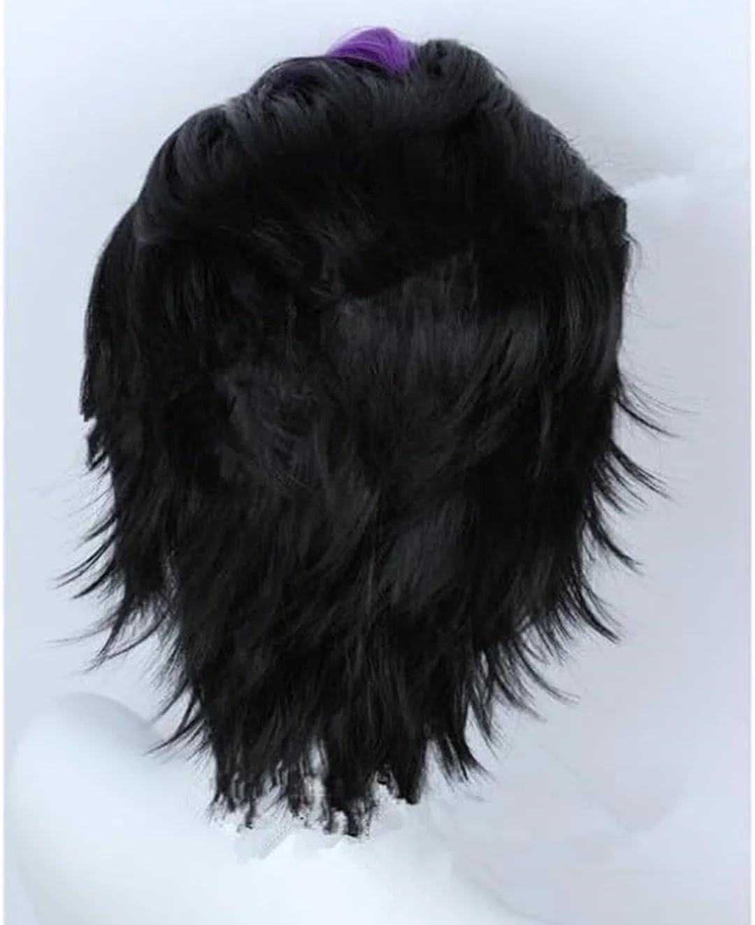 Anime Eridan Ampora wig black mixed purple cosplay wig
