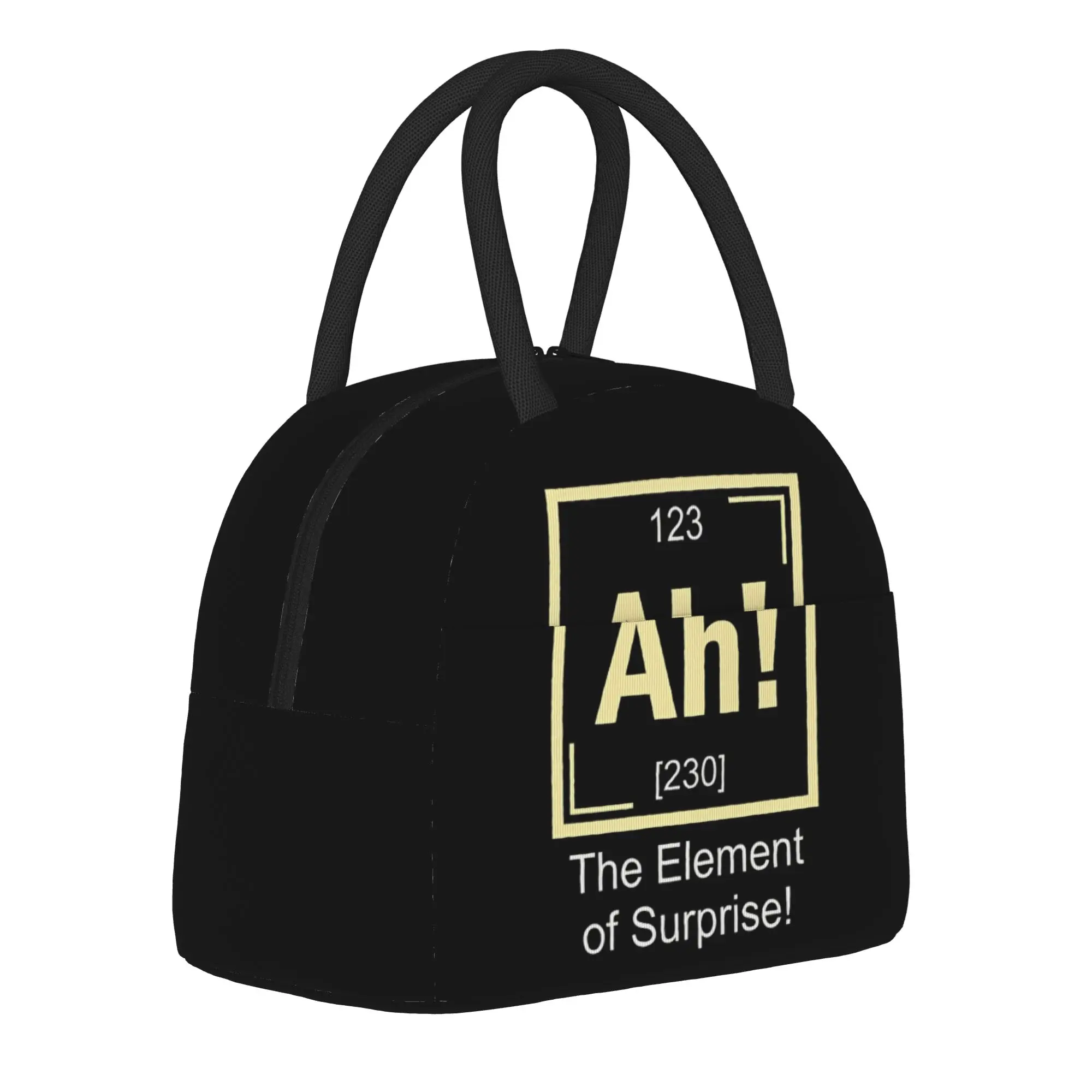 Ah! The element of surprise! Chemist Insulated Lunch Bags Thermal Bag Reusable,Meal Container  High Capacity Lunch Box Tote