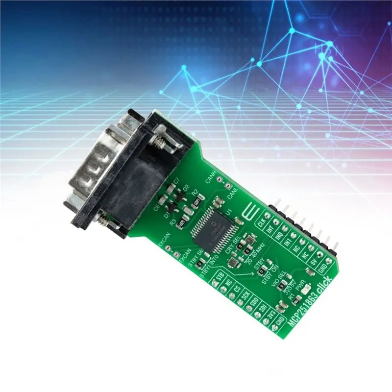 Voltvibe-MIKROE-4955 CAN Bus Module MCP251863 Click Development Board Module MCP251863 Click
