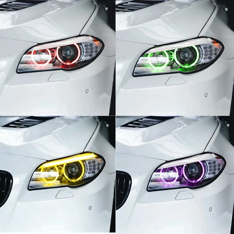 

Applicable10-13Early BMW ModelF10Colorful Daytime Running LightsRGBModule Mobile PhoneAPP+Remote Control