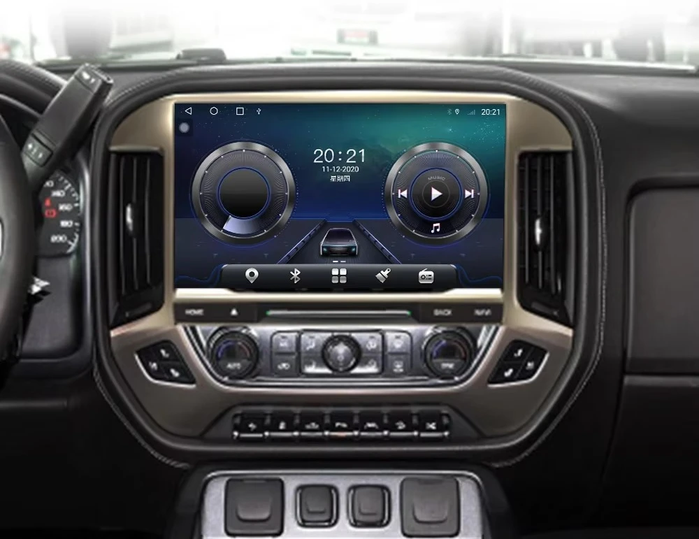 13.6 Inch Carplay for GMC Wide Touch Screen Multimedia Player Android 13 Navigation Car Radio Head Unit