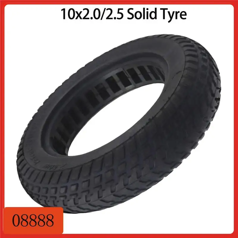 

10-дюймовая резиновая цельнолитая взрывозащищенная шина для электросамокатов M365 Pro 1S Pro2 10x2.0/2.5