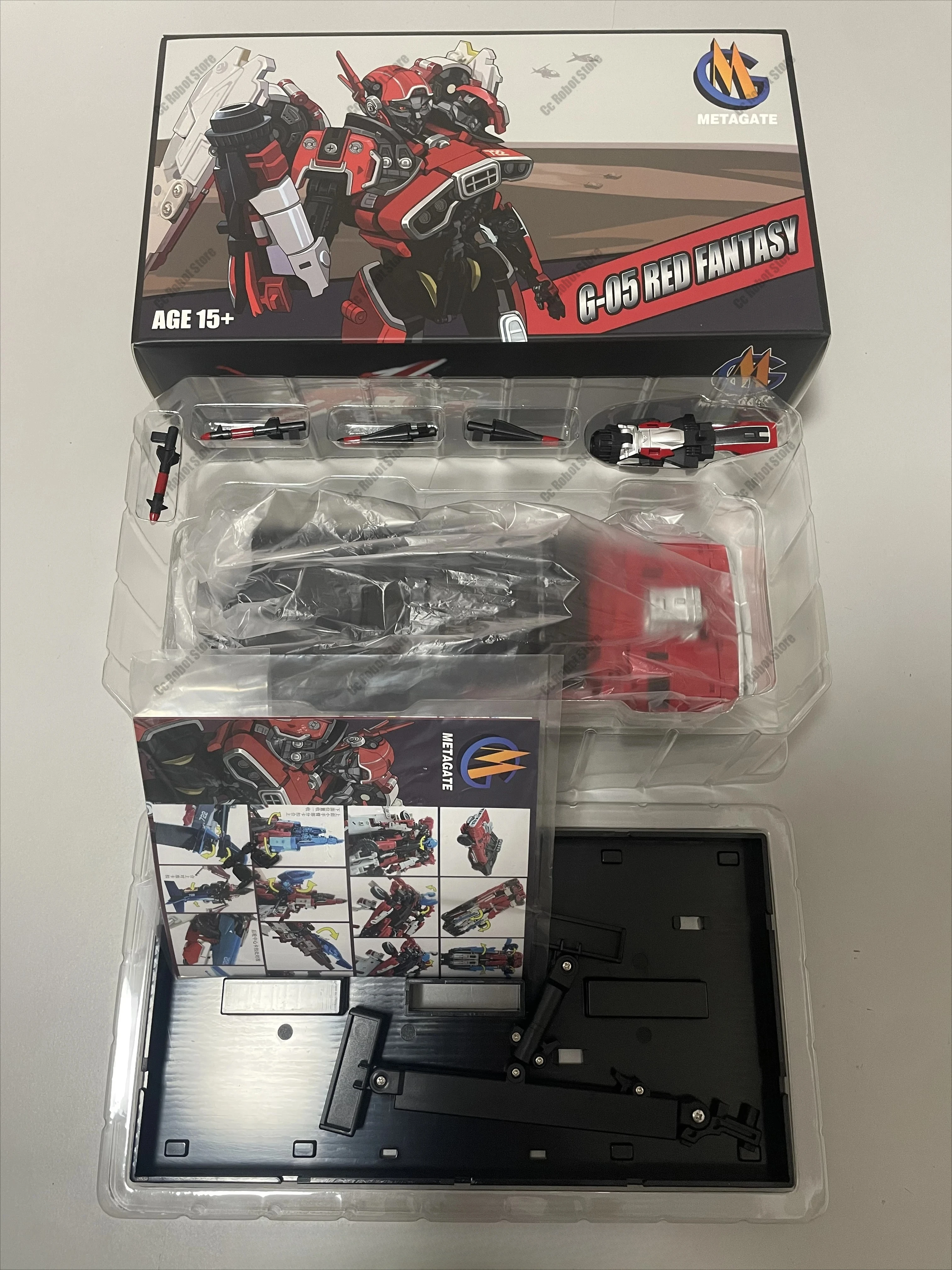 [En Stock] jouet de vente chaude MetaGate MetaGate-G05 MG G-05 2.0 Version brisé rouge fantaisie figurine Robot de haute qualité
