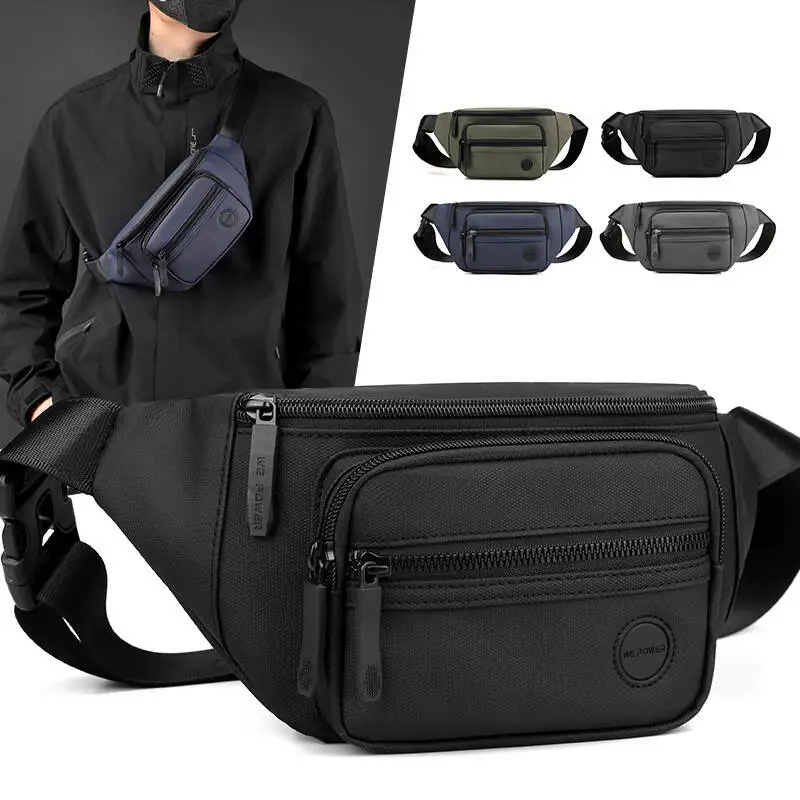 

travel bag New Waist duffle bag Fashion Men Casual Sports Outdoor bags Versatile Single Shoulder Crossbody Large Capacity Chest
