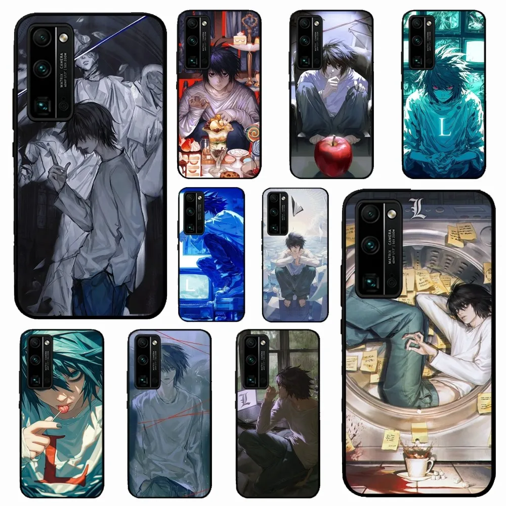 D-DEATH NOTE L Phone Case For Huawei Honor 10 Lite 9 20 7A 9X 30 50 60 70 Pro Plus Soft Silicone Cover