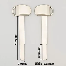 JMCKJ 10PCS/LOT Semi-round Alloy Handle Special Flat Key Blank Fingerprint Lock Key Blank Smart Lock Lengthened Flat Key Blank