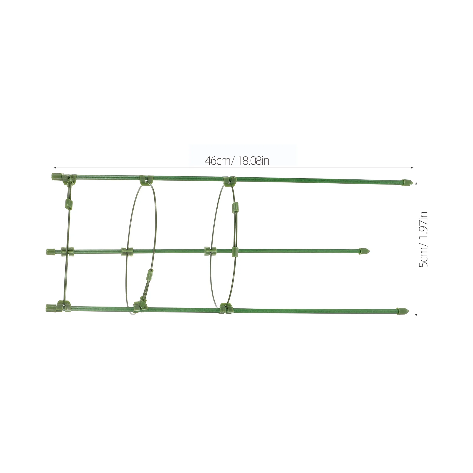 2 مجموعات تسلق النباتات تعريشة أسطواني الألياف الزجاجية حديقة دعم للورود فاينز شرفة ديكور أوتاد نباتات الخضار