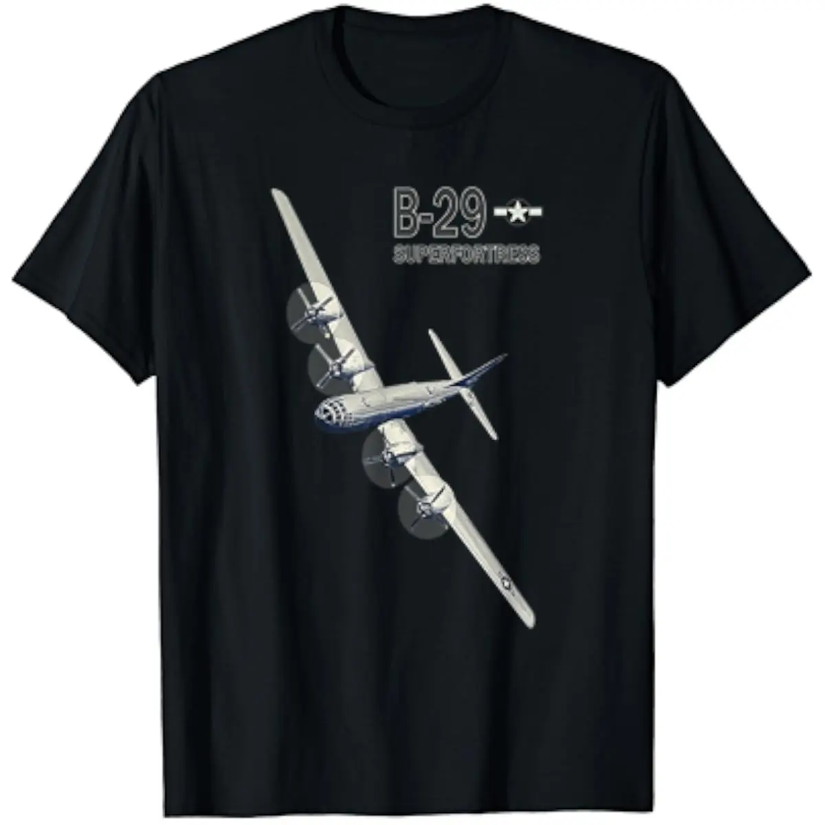 US Air Force B-29 Superfortress Heavy Bomber T-Shirt 100% Cotton O-Neck Summer Short Sleeve Casual Mens T-shirt Size S-3XL