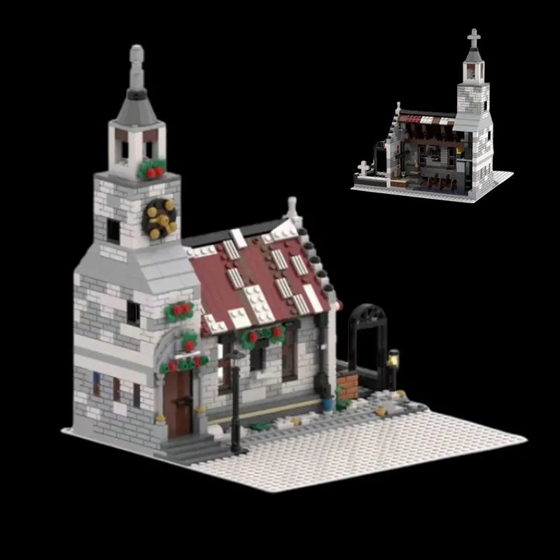 

Spot MOC-236487 868 шт. 121671 muokuaiDIY сборка мелких частиц строительные блоки развивающая игрушка модель подарочный набор украшений