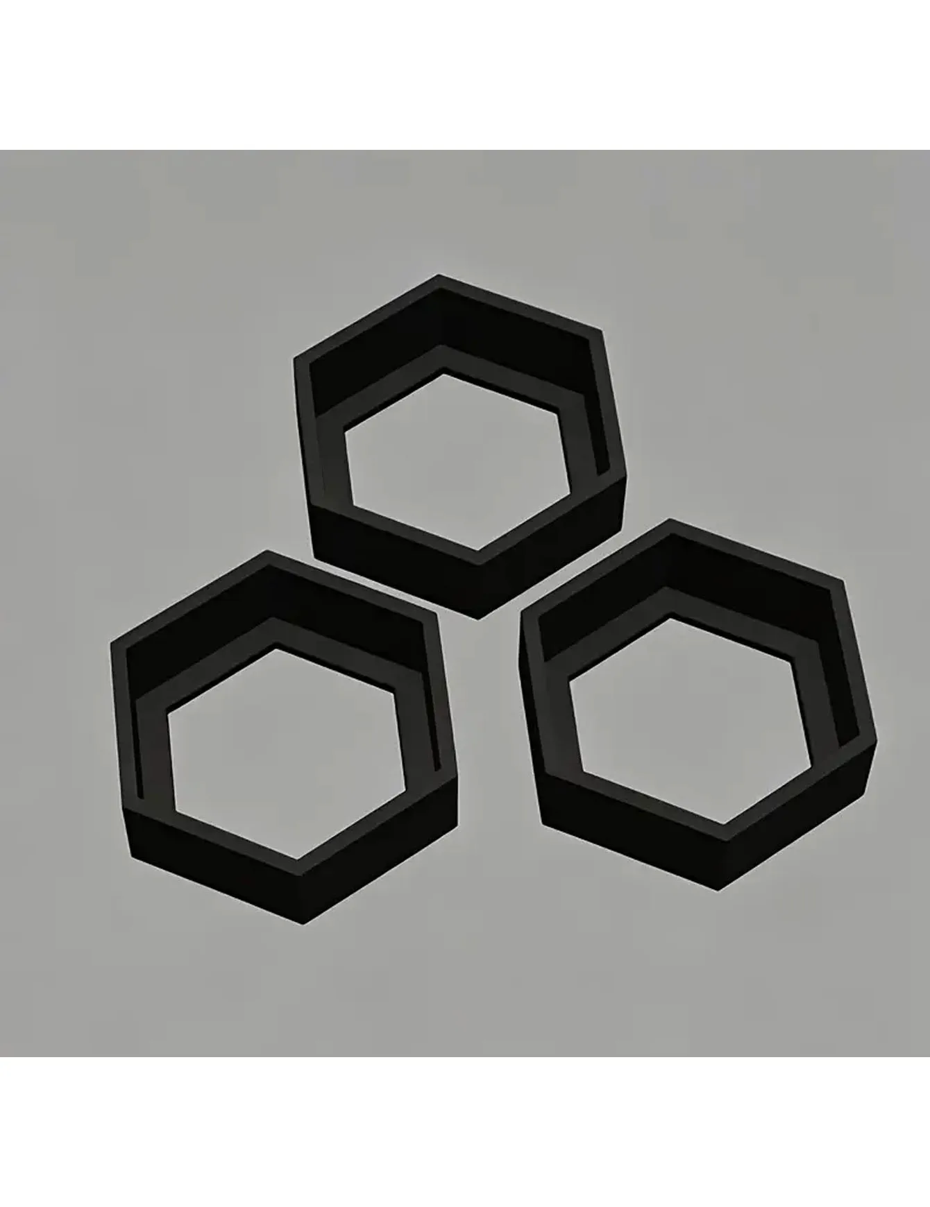 Nordic Hexagonal Wall Shelves 5